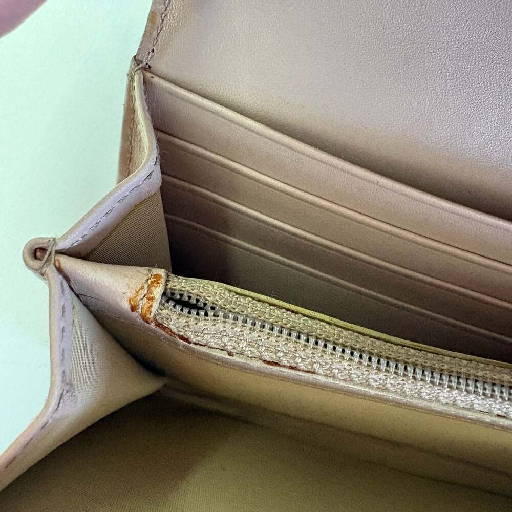 Christian Dior Vintage Trotter Romantique Bow Long Continental Wallet - Picture 8 of 13